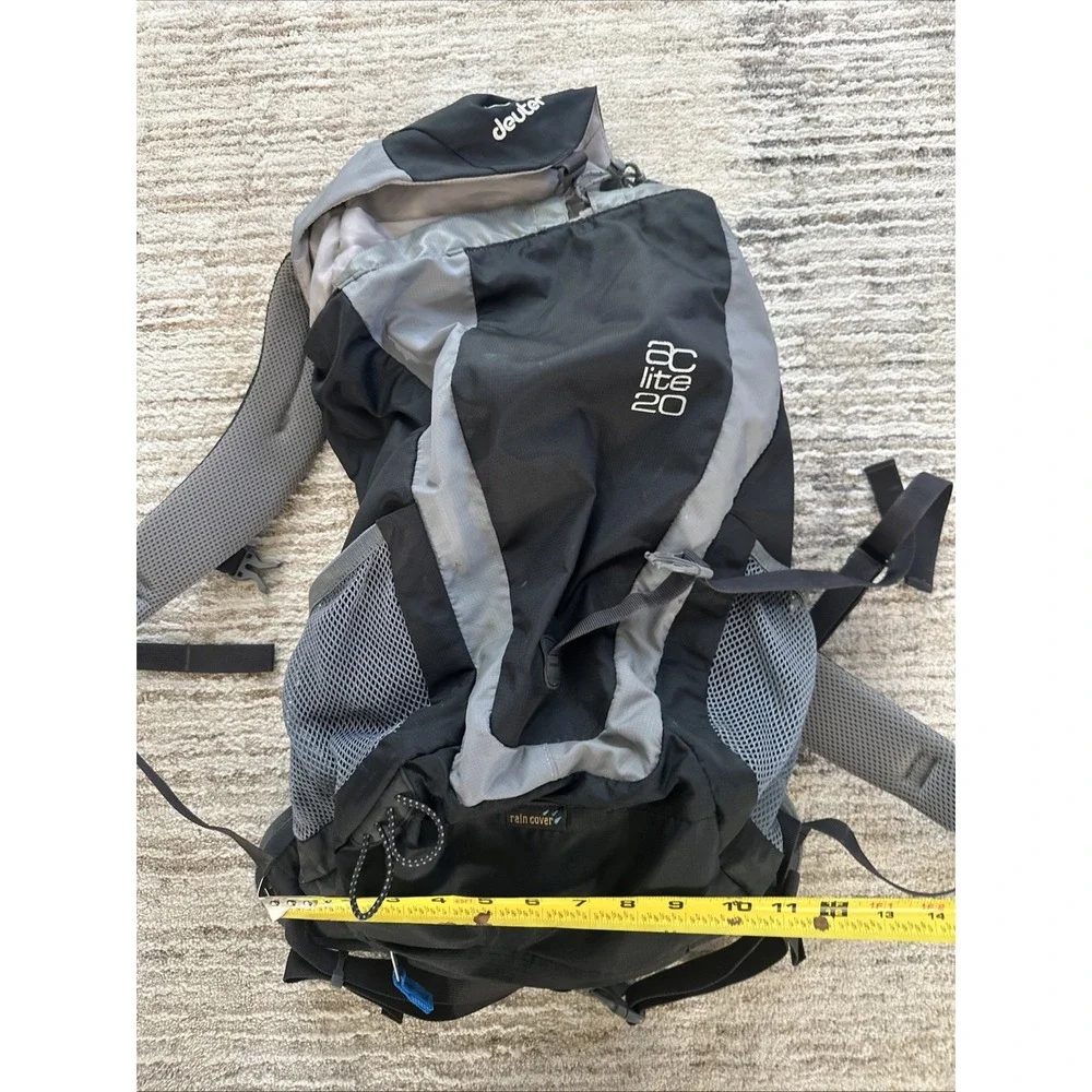 Deuter AC Lite 20L Rucksack Grau Schwarz Aircomfort Wanderrucksack Gray/Black